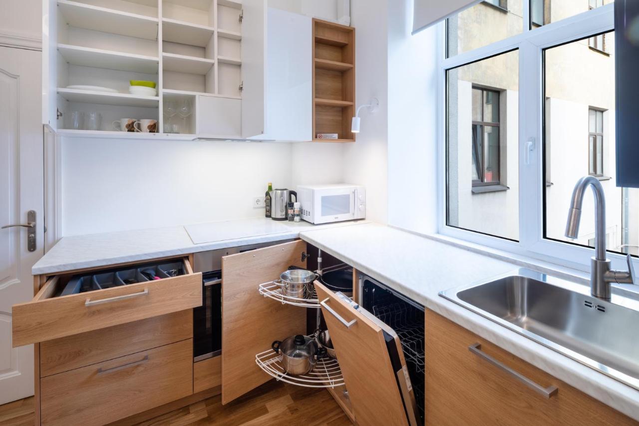 Brivibas House Design Apartments In City Center Rīga Exterior foto